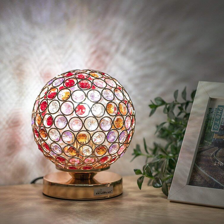 Crystal deals globe lamp